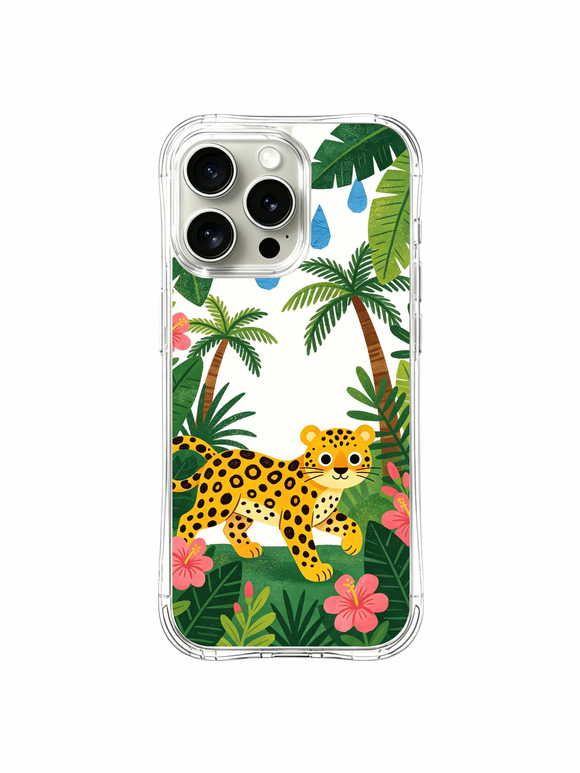 PhoneCasing Green Jungle iPhone 15 Pro Max Case, Nature Inspired Artistic Protective Case