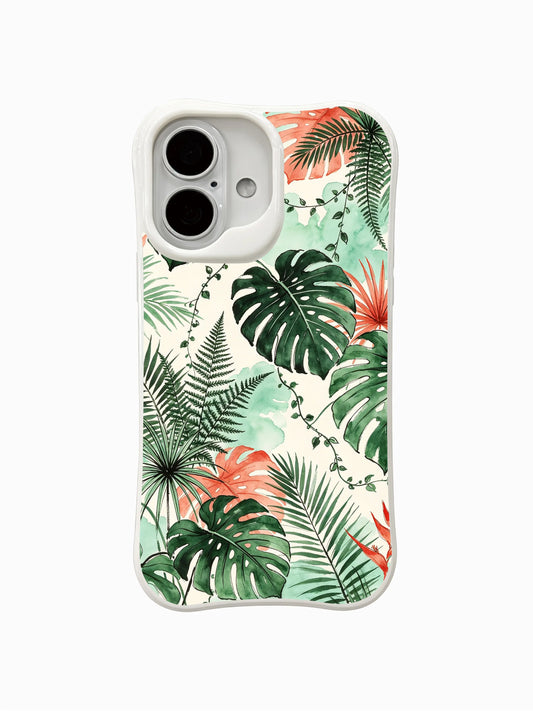 PhoneCasing Greenhouse Escape fine art iPhone 16 Case, original watercolor illustration by artist Matisse Dufré