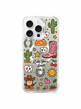 Hand Drawn Cowgirl Art görseli içeren iPhone 16 Pro Max kılıfı