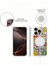 Hand Drawn Lucky Stickers görseli içeren iPhone 16 Pro Max kılıfı