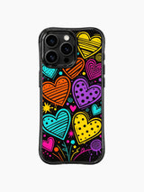 Hand Drawn Pop Heart March görseli içeren iPhone 13 Pro Max kılıfı