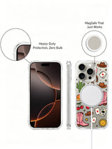 Hand Drawn Western Gift görseli içeren iPhone 16 Pro Max kılıfı