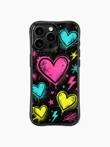 Hand Grunge Spray Sketch Punk Heart görseli içeren iPhone 13 Pro Max kılıfı