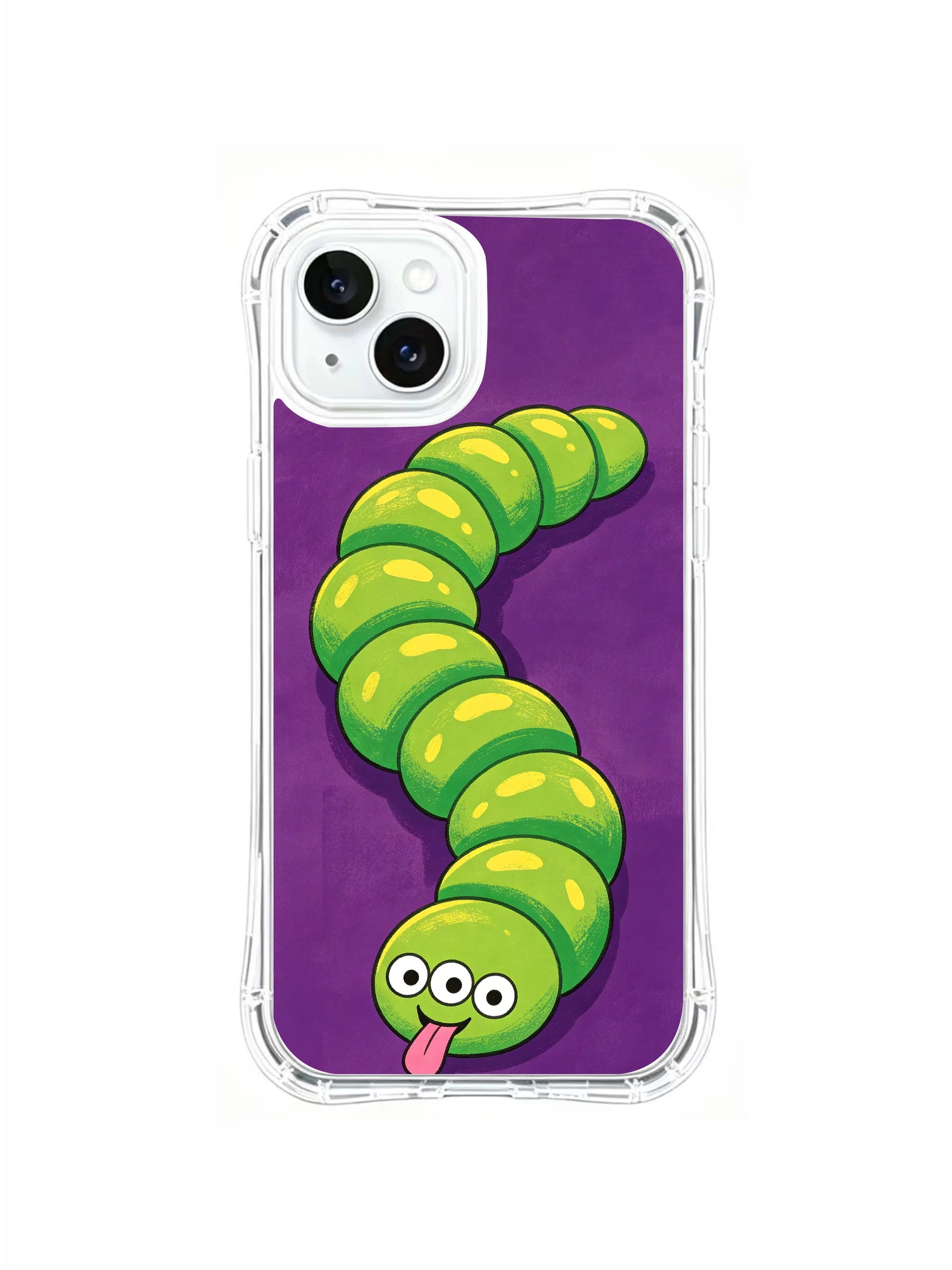 PhoneCasing High-End Art iPhone 15 Plus Case, luxury neon green artistic phone case