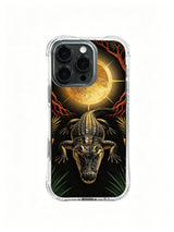 PhoneCasing iPhone 14 Plus Case mangrove wild predator artistic layout, wear-resistant daily basic phone cover
