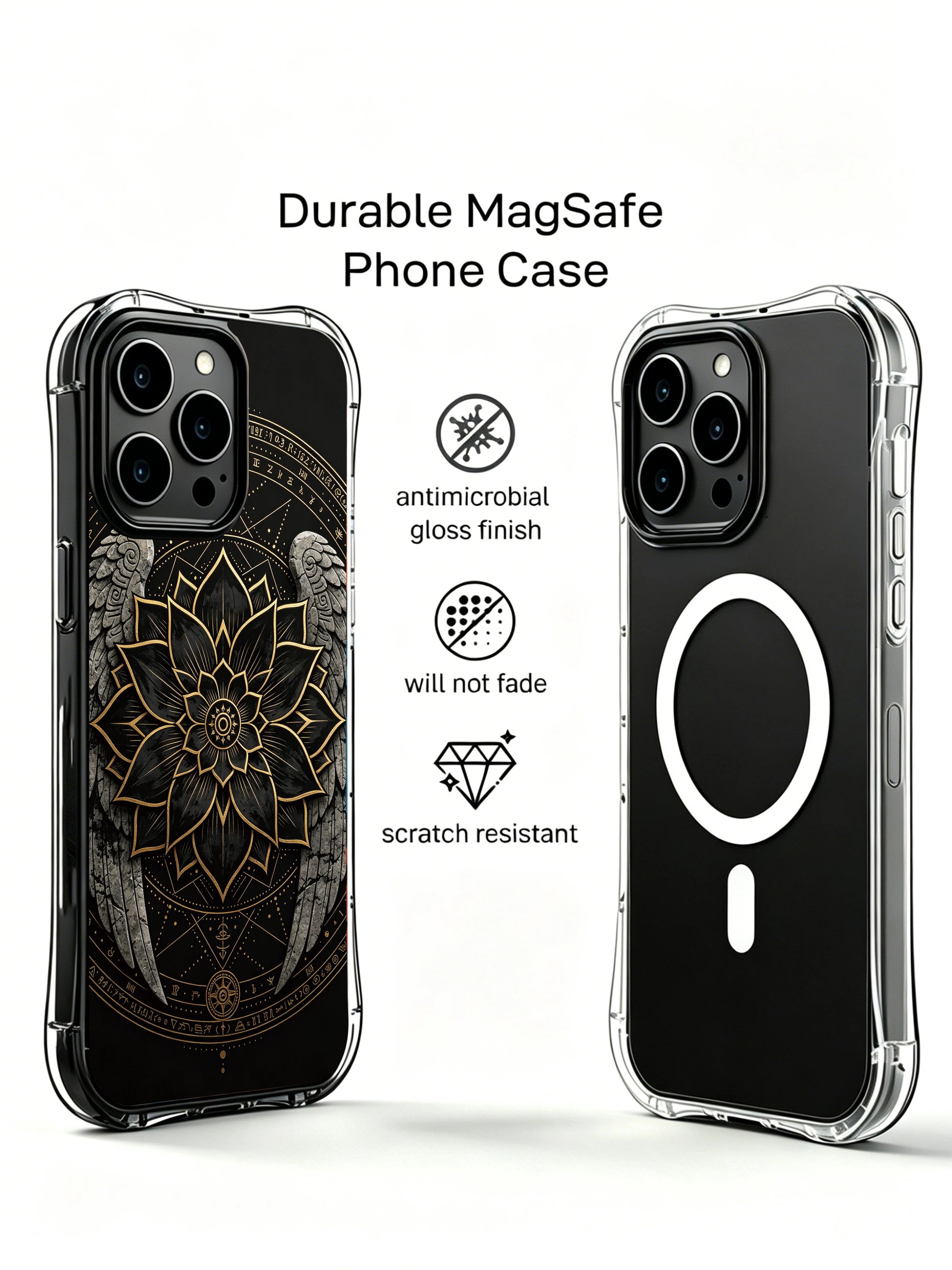 PhoneCasing iPhone 14 Plus Case elegant yet bold self-protection design, comfortable grip everyday phone case
