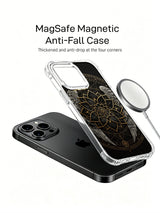 iPhone 14 Plus case with heavy metal deco butterfly design