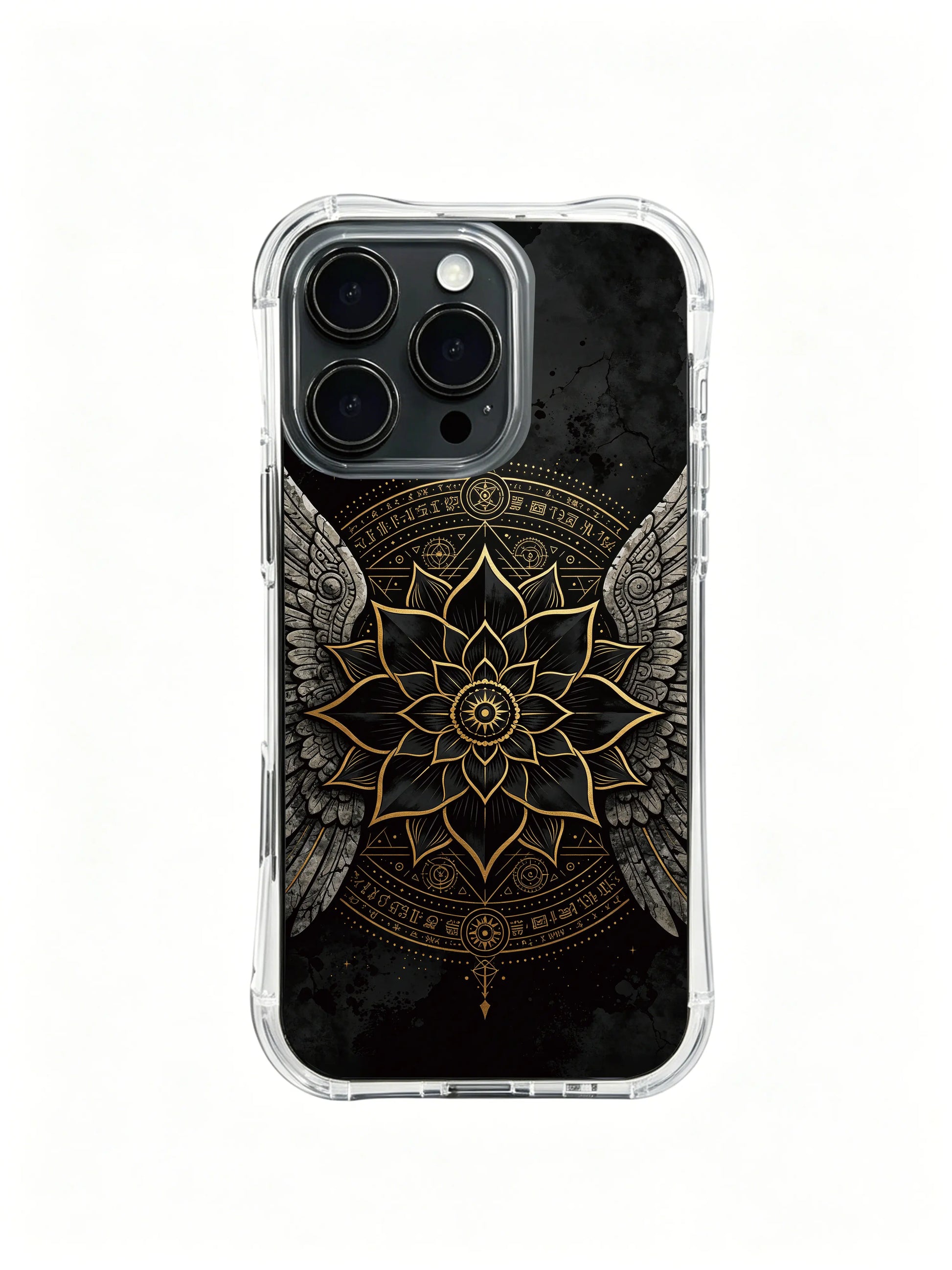 PhoneCasing iPhone 14 Plus Case Heavy Metal Deco tropical style, wireless charging compatible slim phone case
