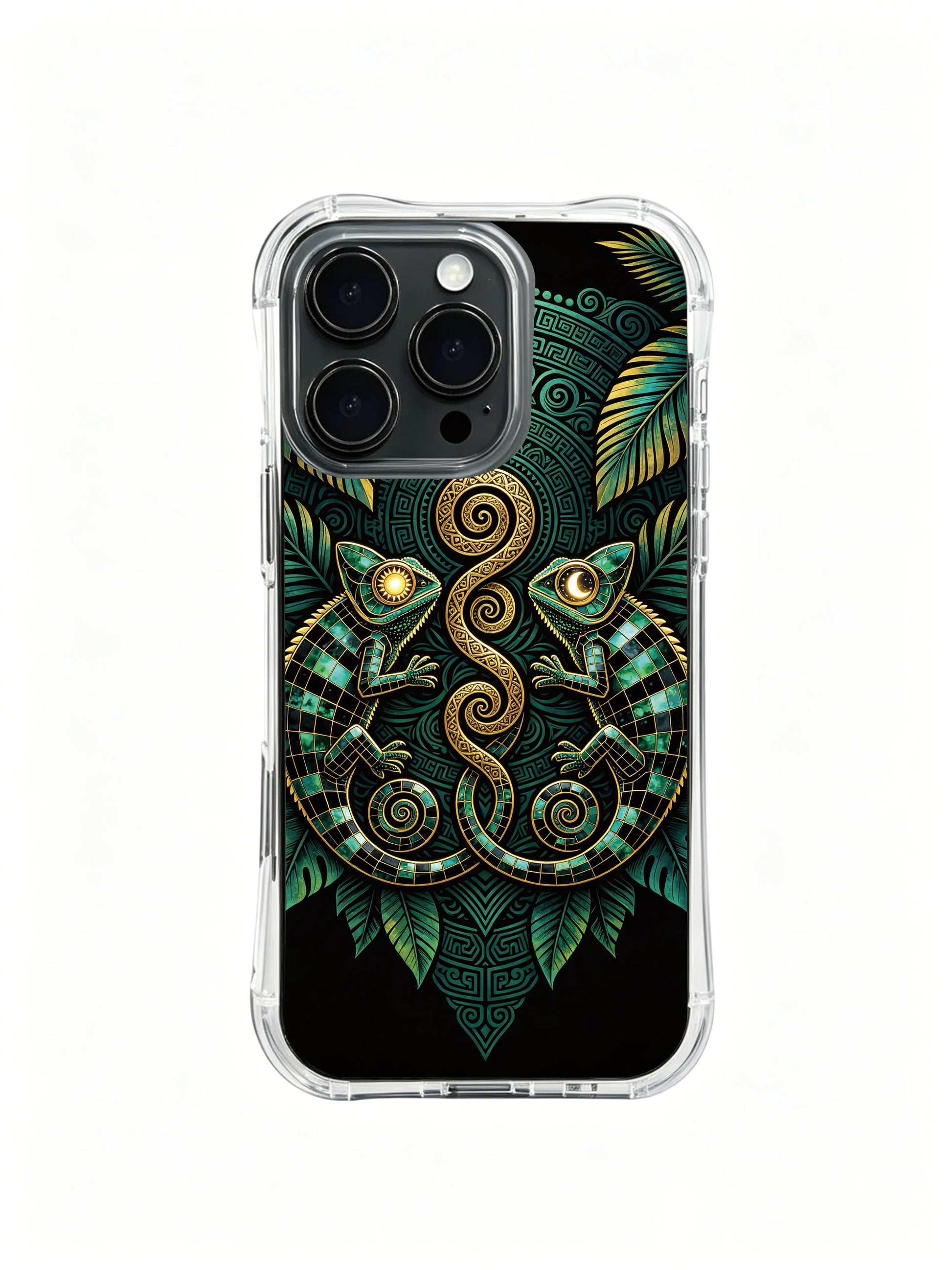 PhoneCasing iPhone 14 Plus Case inner core clarity symbolic print, high quality perfectly fitted phone casing.