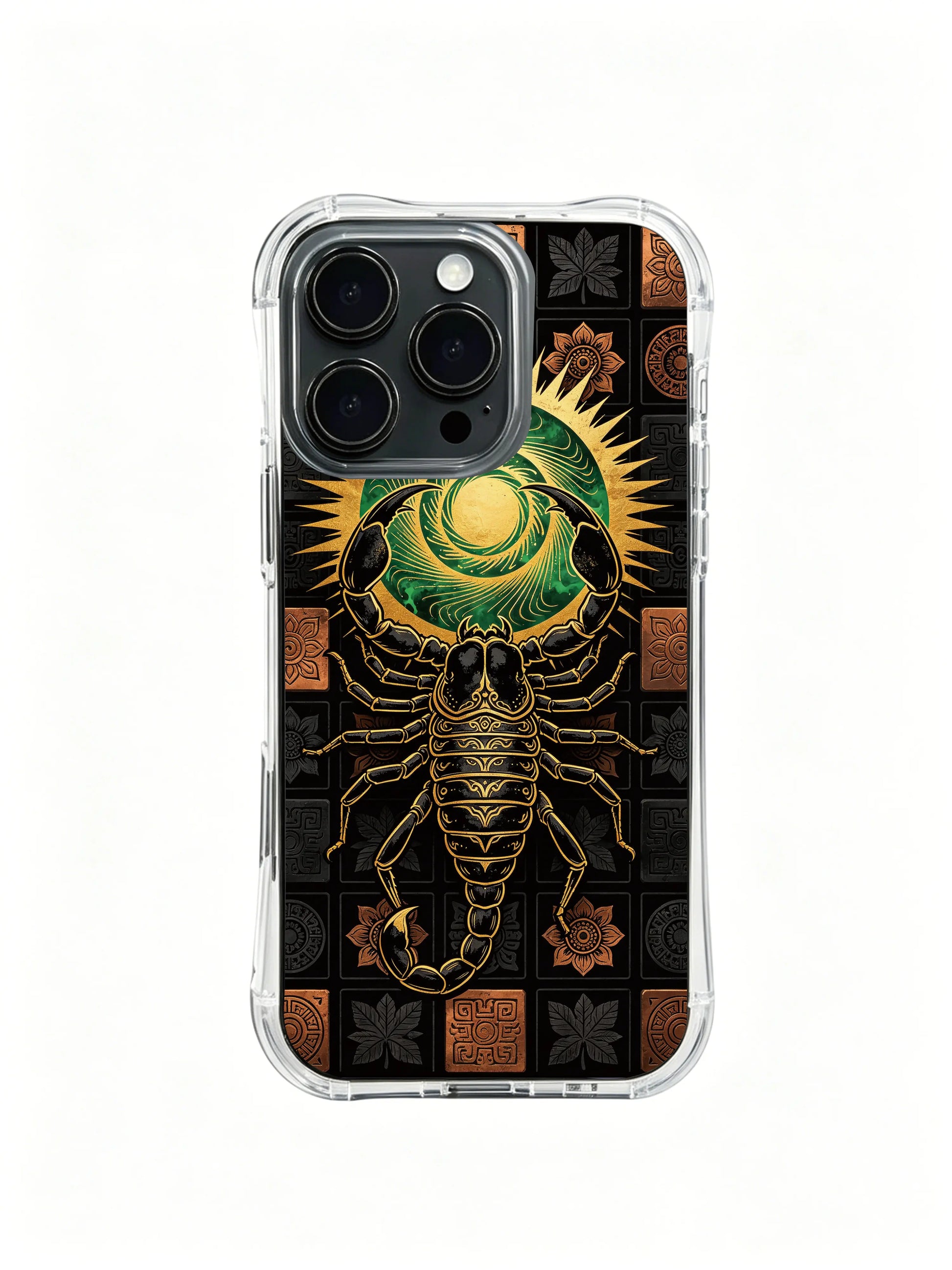 PhoneCasing iPhone 14 Plus Case polished obsidian dark tone aesthetic, fade resistant fashionable iPhone protective cover
