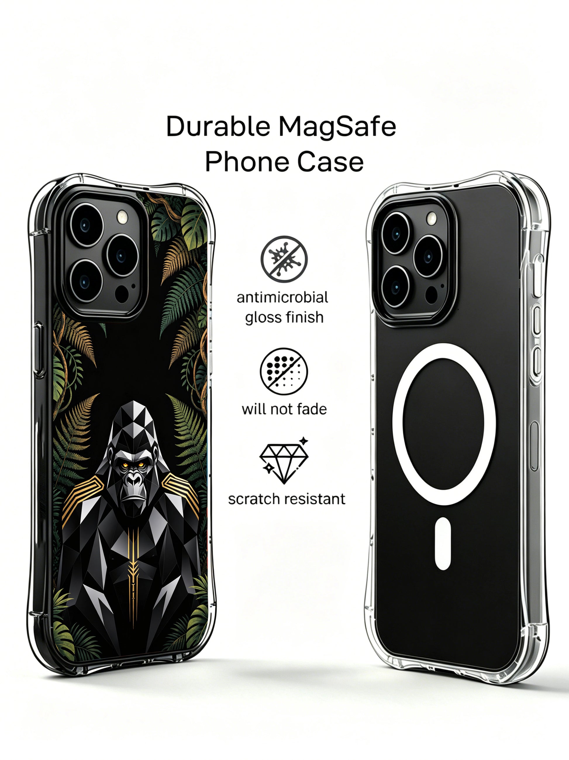 PhoneCasing iPhone 14 Plus Case quiet bearing power concept, wireless charging compatible slim phone case