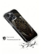 iPhone 14 Plus case with rainforest camouflage art casing