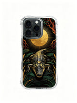 PhoneCasing iPhone 14 Plus Case quiet waiting and inner edge motif, anti-drop sturdy phone case for travel and outdoor use