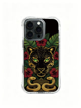 iPhone 14 Plus case with wild guardian jaguar casing