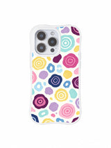 Pale Chroma Void pattern on an iPhone 14 Pro case