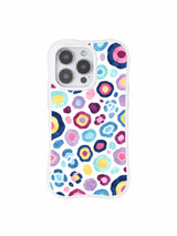 Cream Rebel Serenity pattern on an iPhone 14 Pro case