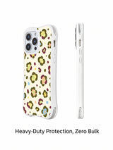 Morning Bloom Floral Leopard artwork gallery view 6 on an iPhone 14 Pro case