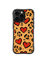 Raw Crimson Glow pattern içeren iPhone 14 Pro kılıfı