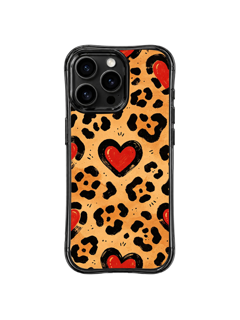 Western Heart Leopard iPhone 14 Pro Case