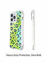 Lemon Soda Watercolor Leopard artwork gallery view 5 on an iPhone 14 Pro case