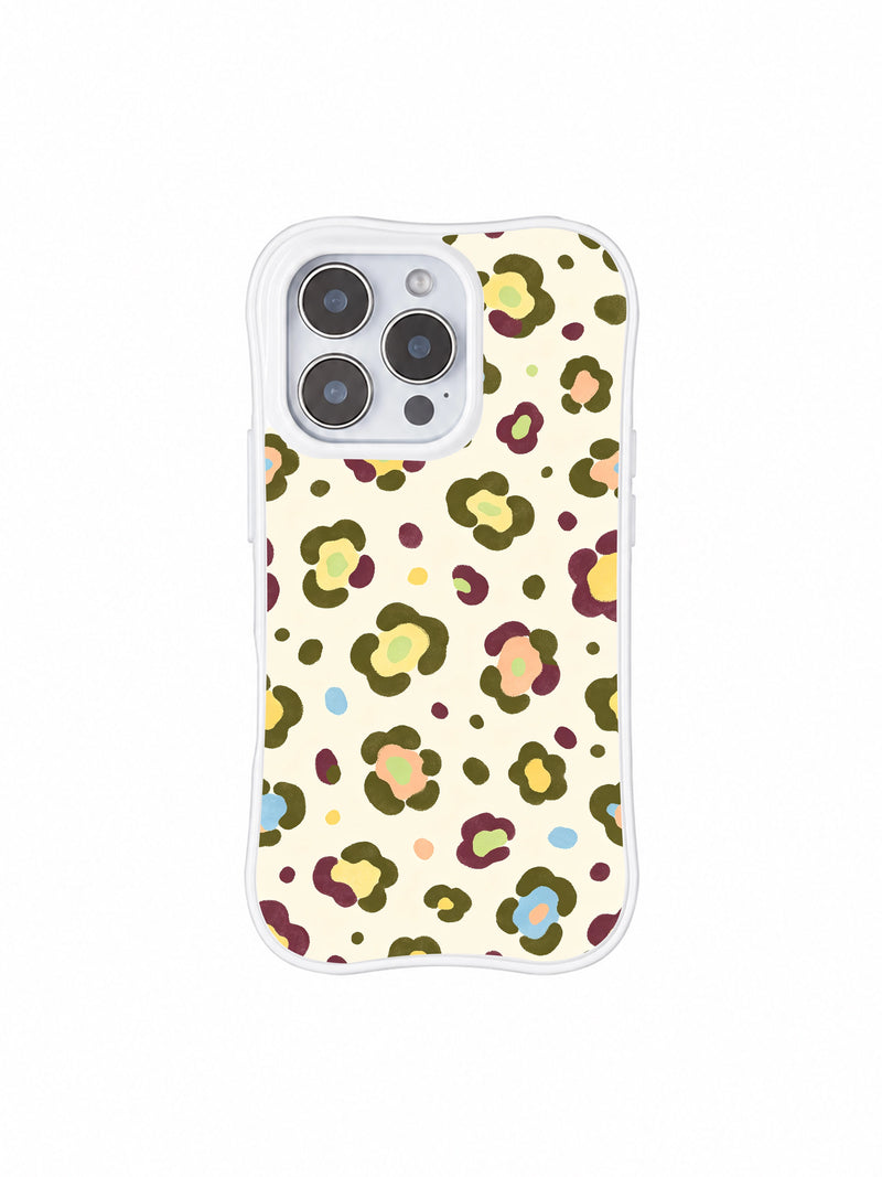 Morning Bloom Floral Leopard iPhone 14 Pro Case