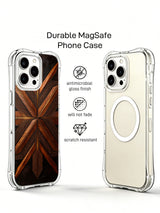 iPhone 14 Pro Max case with copper-brown arrow pattern