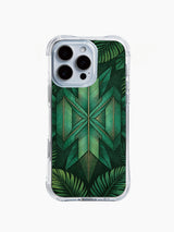 iPhone 14 Pro Max case with emerald green boho