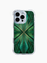 iPhone 14 Pro Max case with emerald green star art