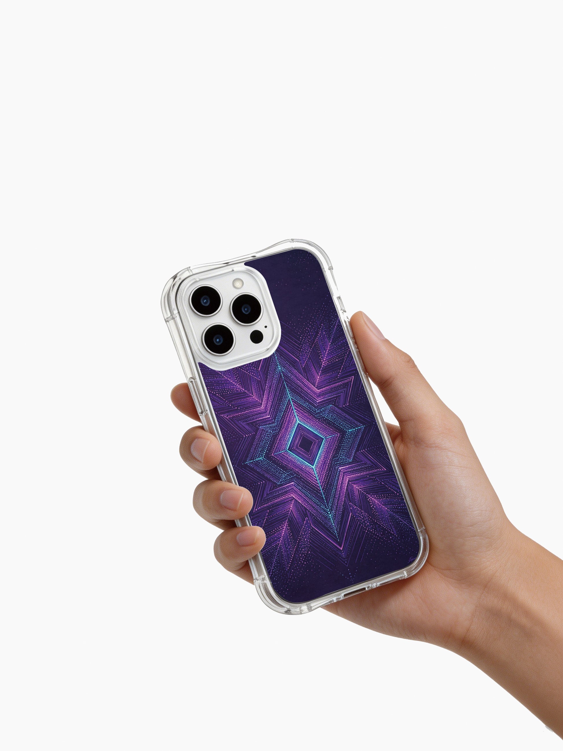 PhoneCasing iPhone 14 Pro Max Case with fade-proof neon print, long-lasting vibrant case