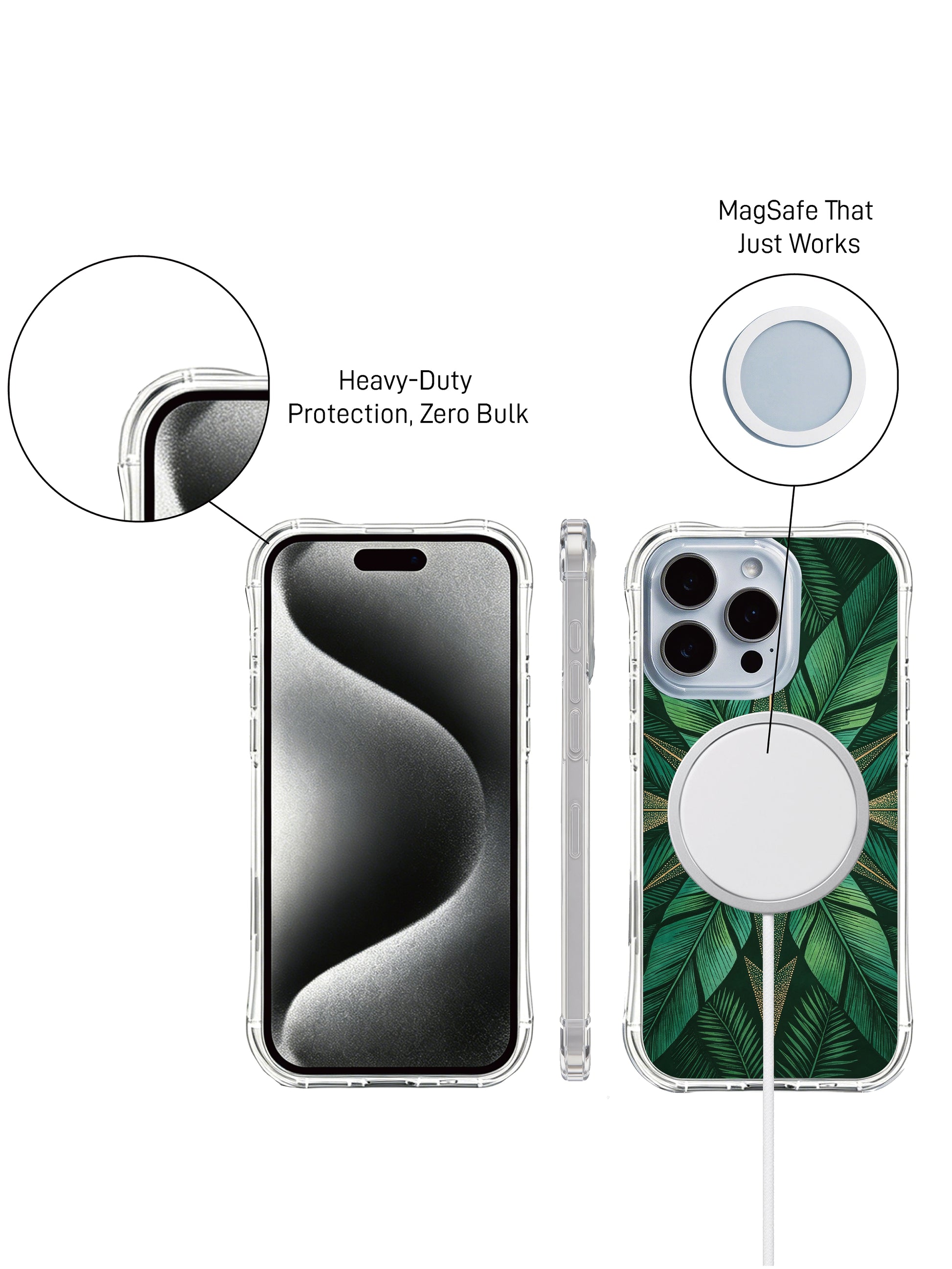 PhoneCasing iPhone 14 Pro Max Case with jungle green Navajo arrow art, minimalist iPhone 14 Pro Max casing
