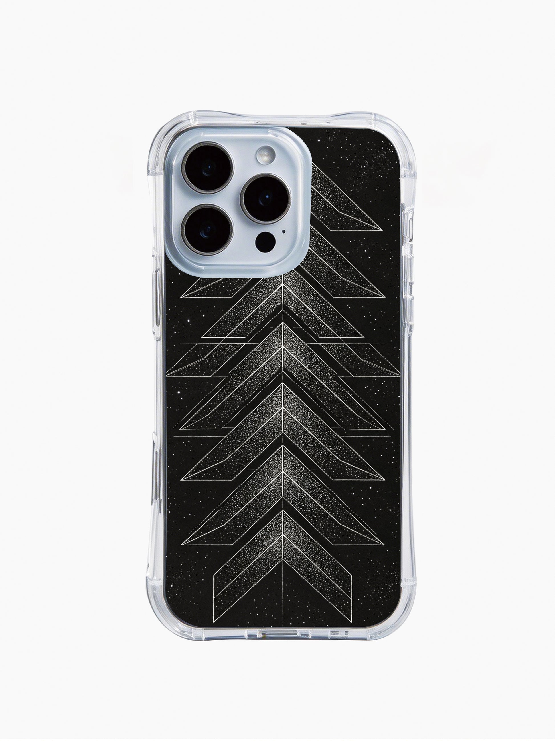 PhoneCasing iPhone 14 Pro Max Case with minimalist stippled graphic art, a subtle yet eye-catching design.