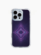 PhoneCasing iPhone 14 Pro Max Case with neon Navajo tribal art, futuristic boho cover