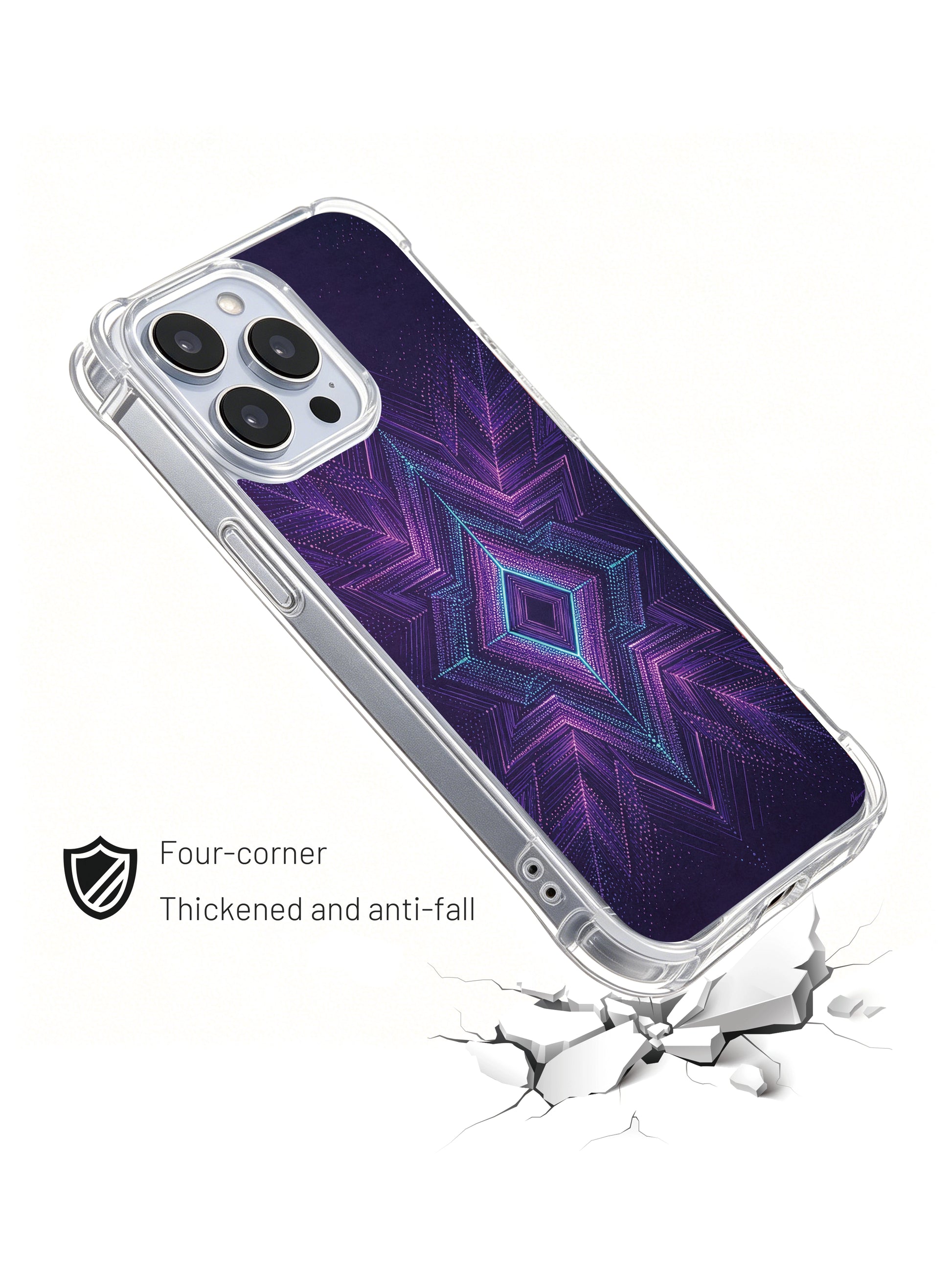 PhoneCasing iPhone 14 Pro Max Case with slim shockproof protection, anti-fall durable design