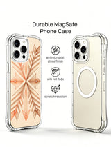 Southwest-inspired PhoneCasing iPhone 14 Pro Max Case with native American arrow art and hand-drawn tribal texture.