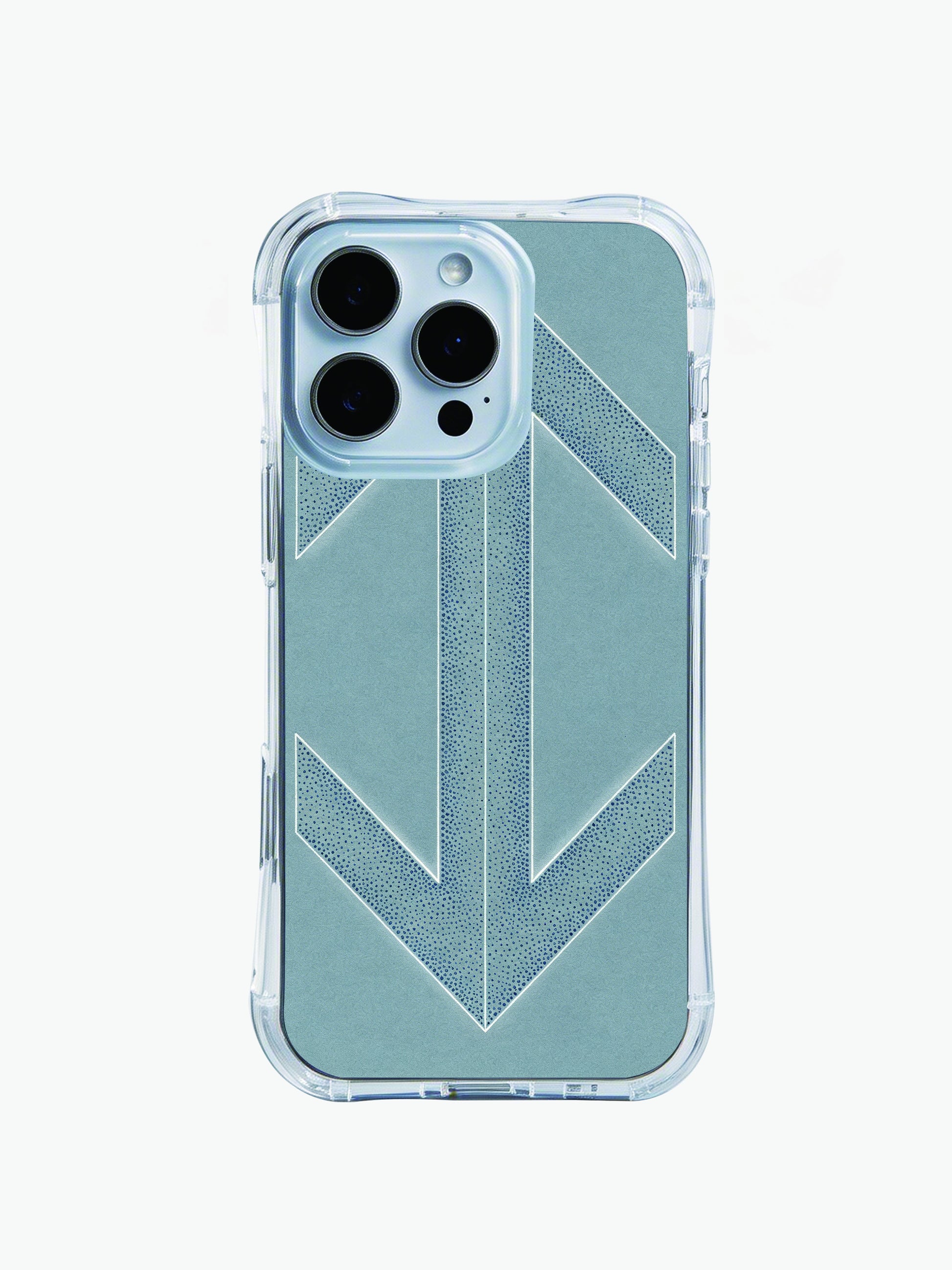 PhoneCasing iPhone 14 Pro Max Case tribal stippled arrow illustration, classic southwestern casing
