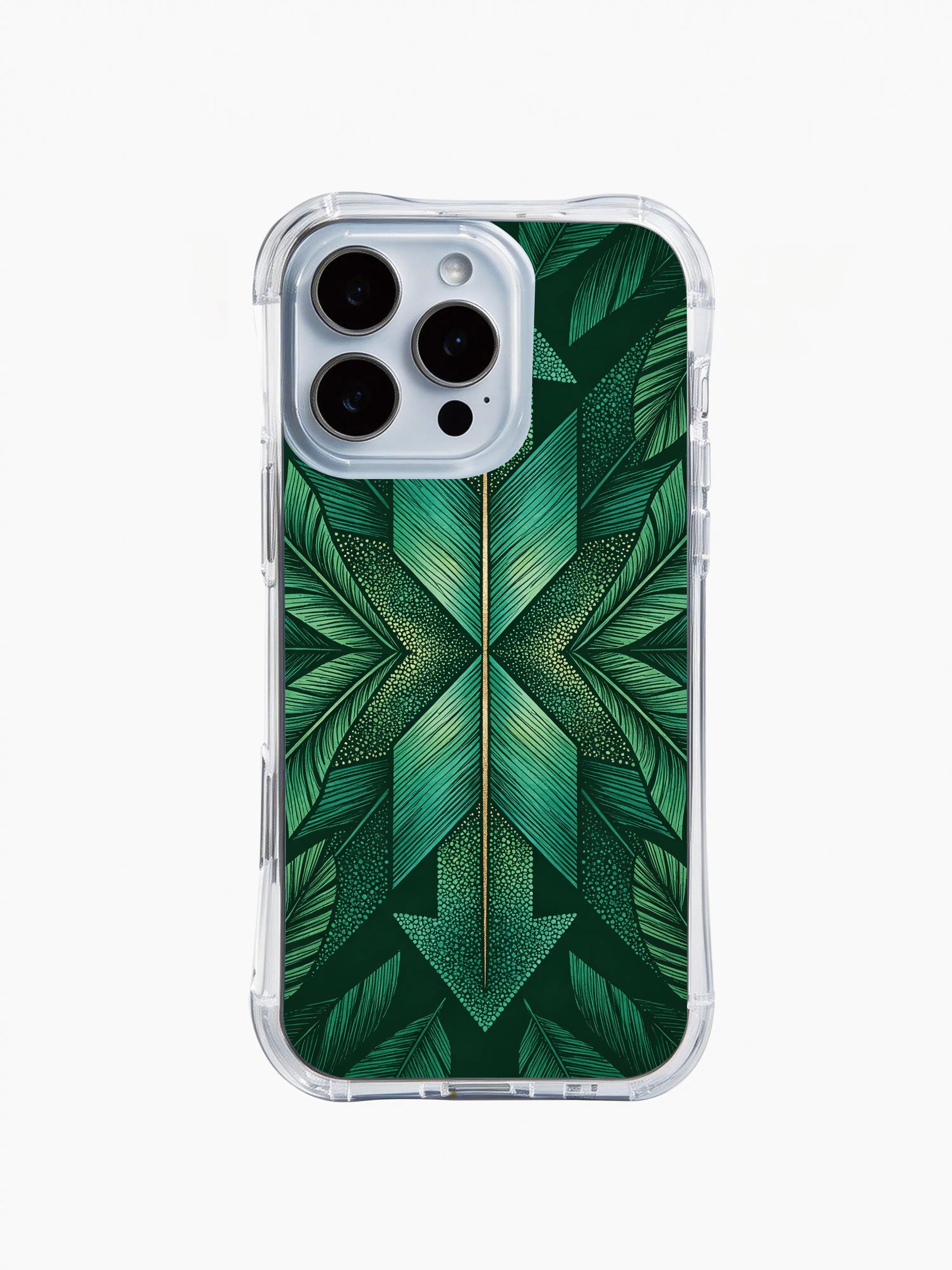 PhoneCasing iPhone 14 Pro Max Case with tropical Navajo geometric artwork, scratch-resistant iPhone 14 Pro Max case