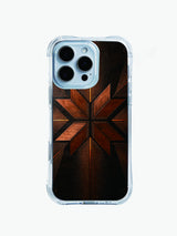 iPhone 14 Pro Max case with copper arrow and star motif