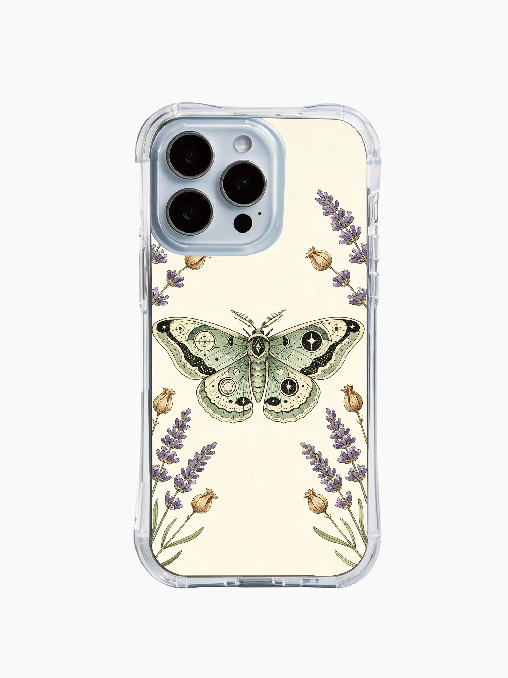 PhoneCasing iPhone 15 Case California crafted premium luna moth art case