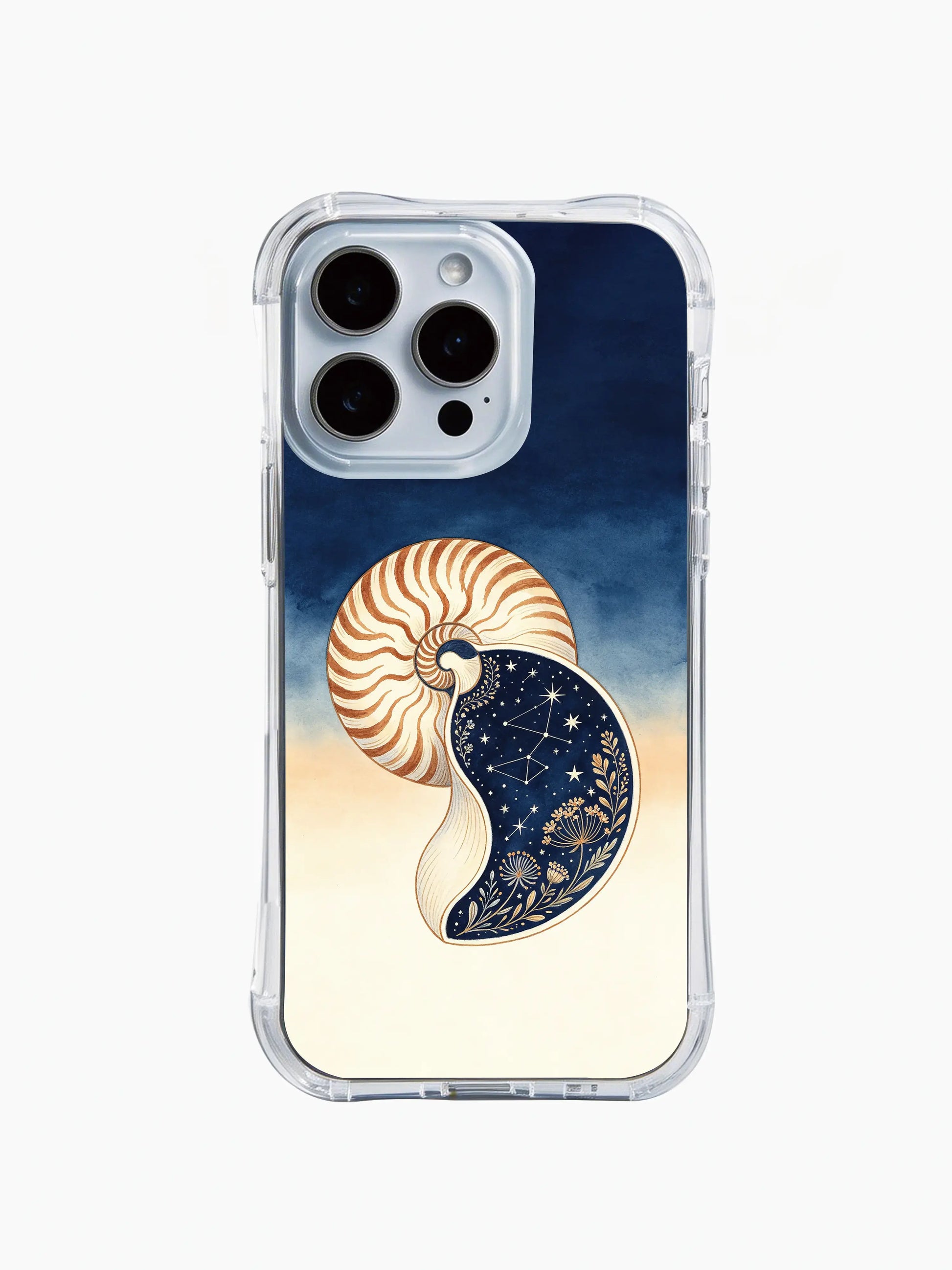 PhoneCasing iPhone 15 Case feminine growth cosmic nautilus art case