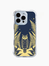 iPhone 15 case gallery image with owl matrix artwork