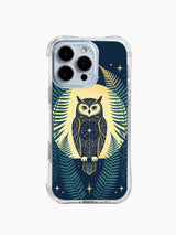 iPhone 15 case with night owl artwork