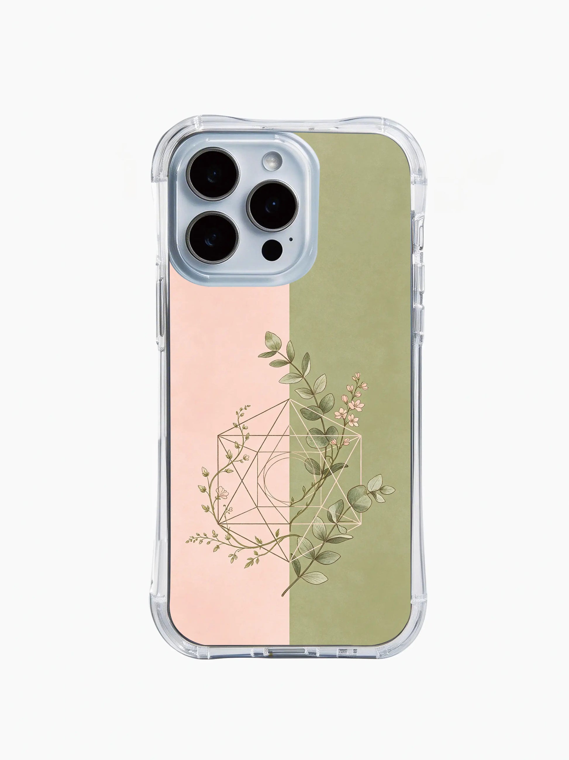 PhoneCasing iPhone 15 Case with oracle art card Metatron’s botanical cube design