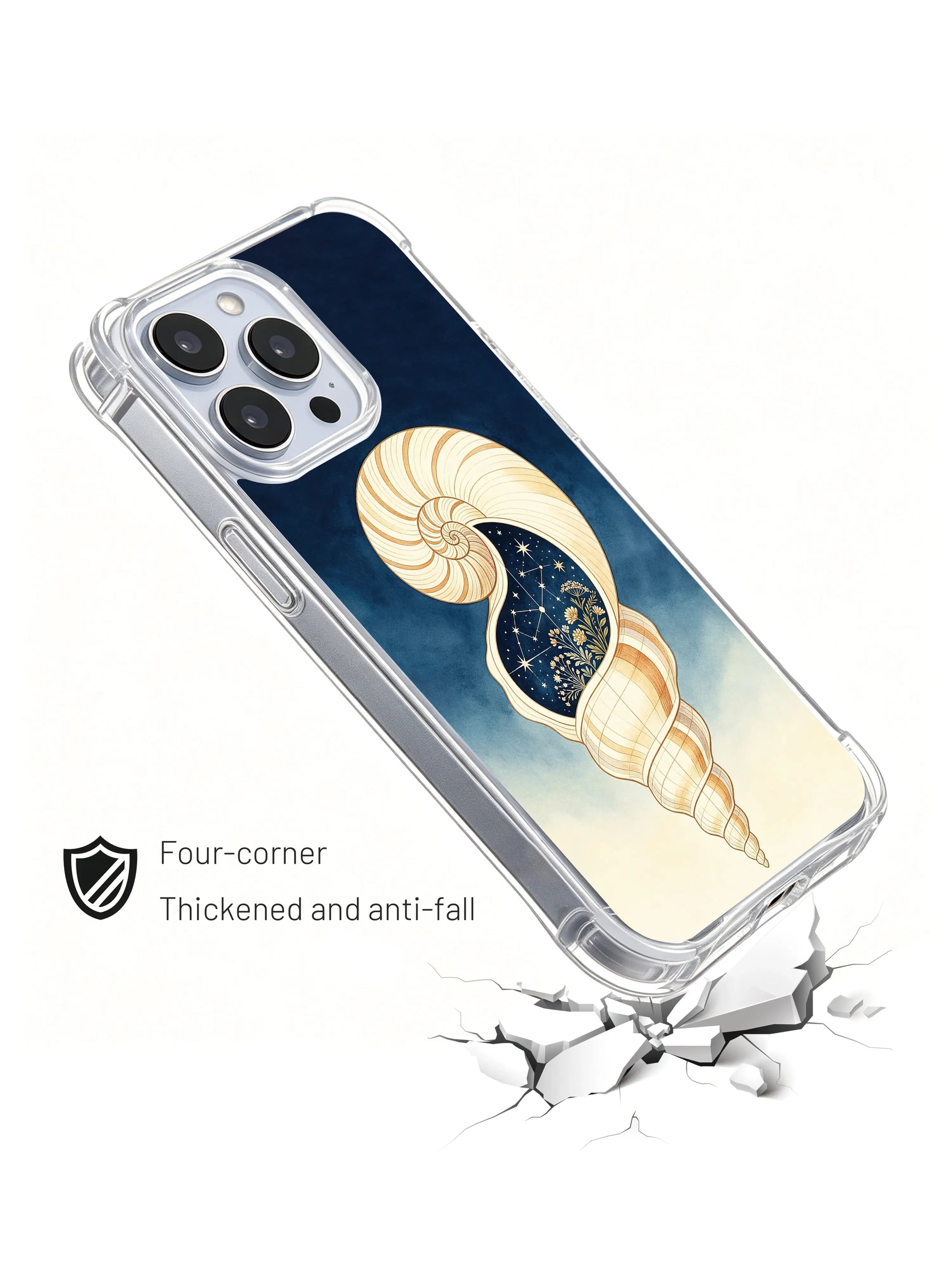 PhoneCasing iPhone 15 Case premium cosmic nautilus artistic phone cover