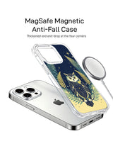 iPhone 15 case with owl and sacred-geometry artwork