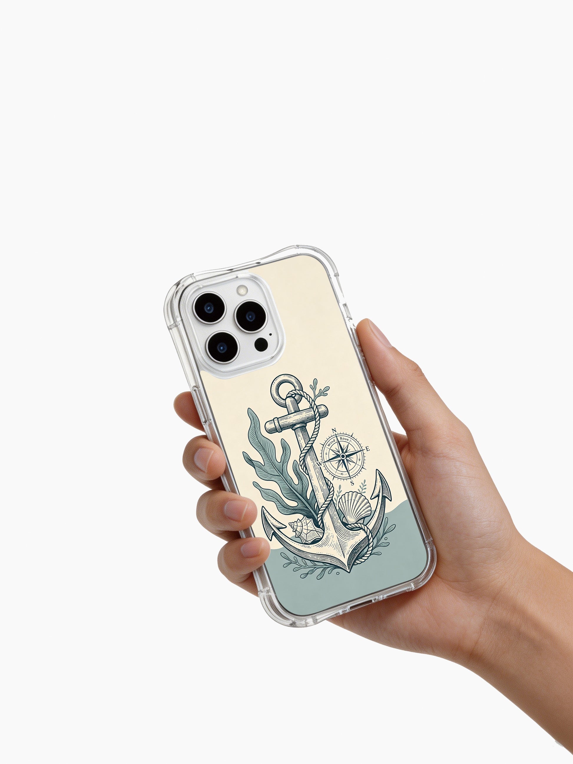 PhoneCasing iPhone 15 Case with calming stable core mindset ocean themed art