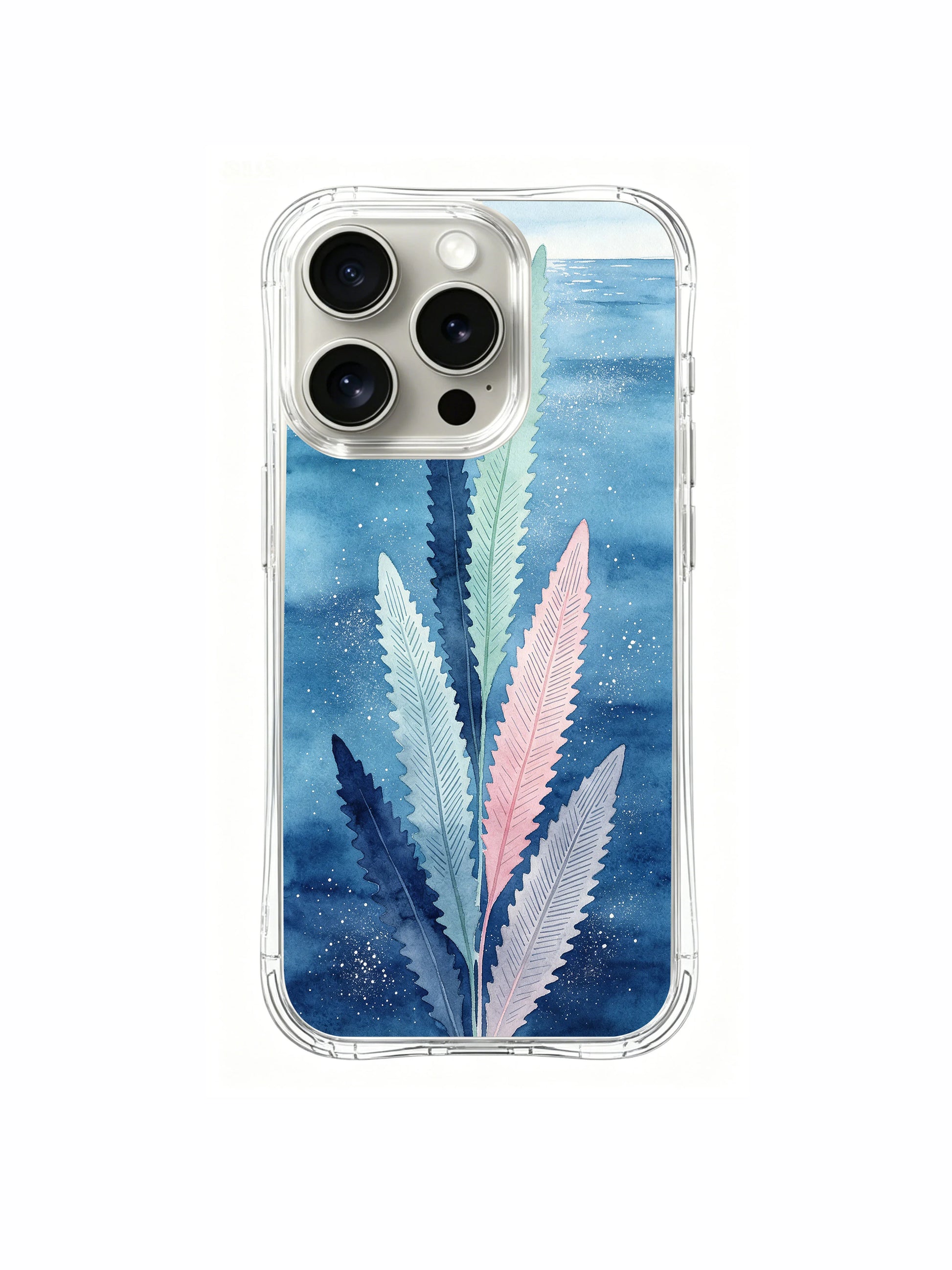 PhoneCasing iPhone 15 pro Case aesthetic underwater seaweed art, an exclusive limited edition design by Elena Rostova.