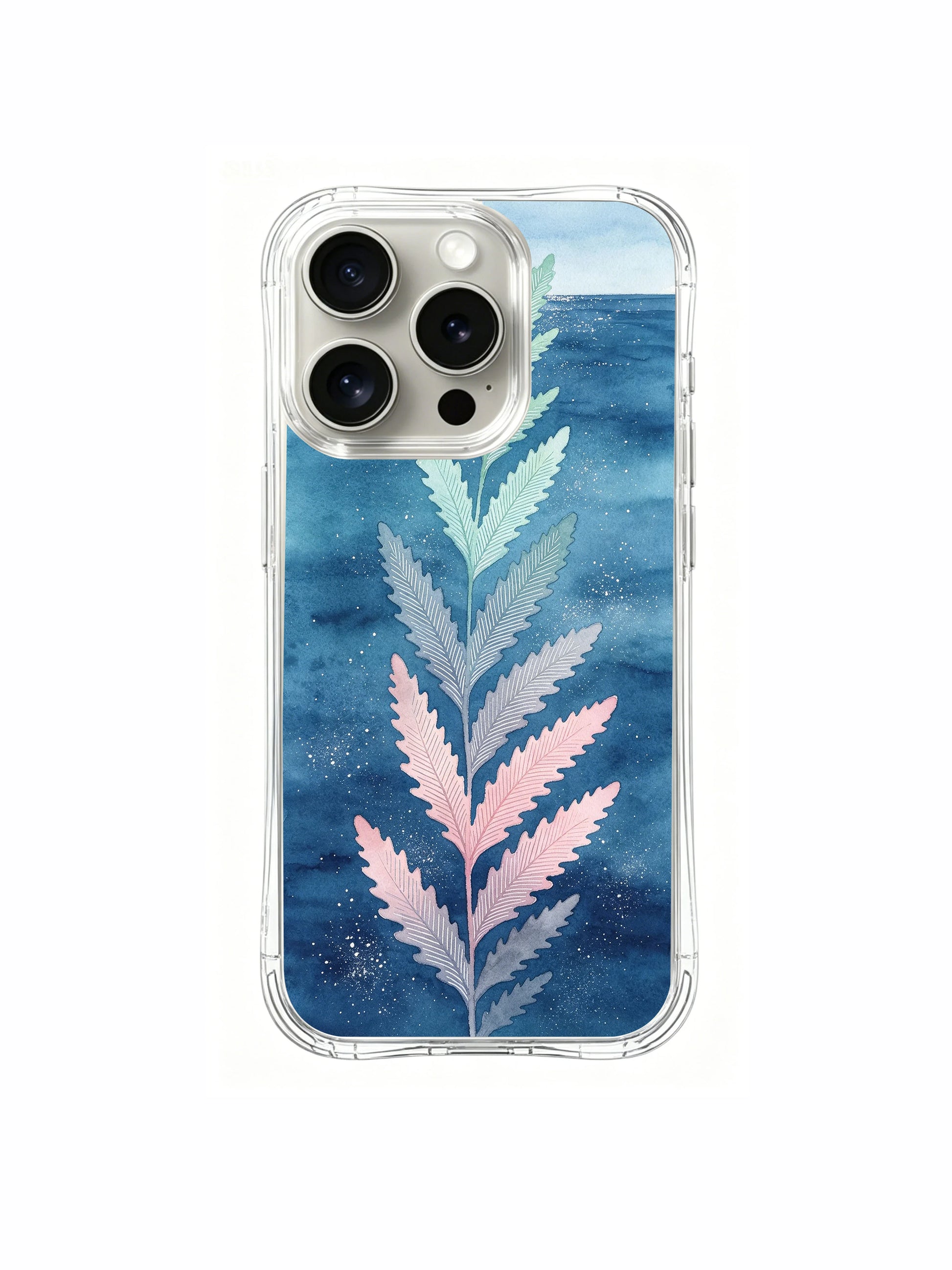 PhoneCasing iPhone 15 pro Case with deep sea kelp art, a serene design that brings peace to your busy schedule.