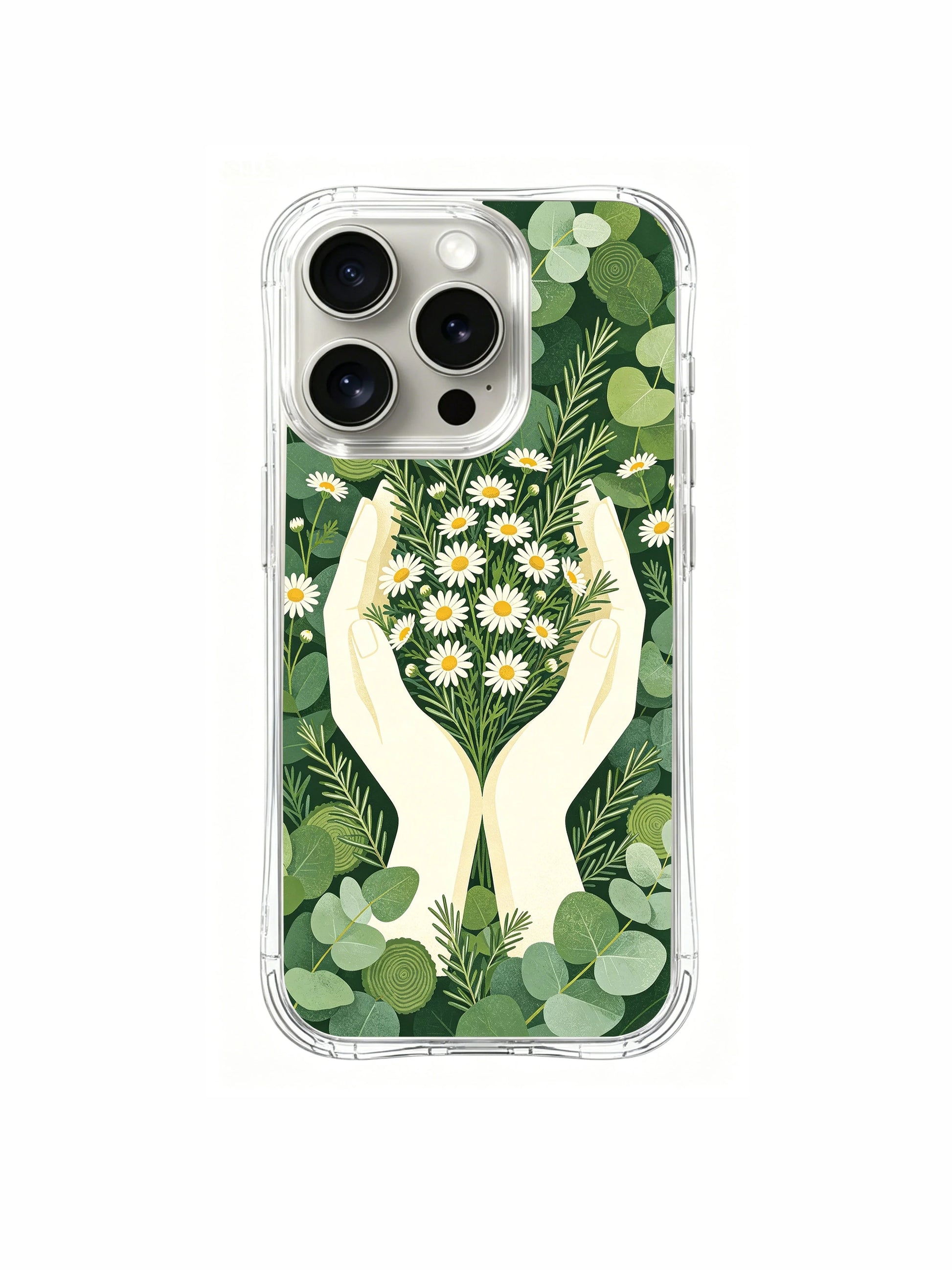 PhoneCasing iPhone 15 pro Case drop-proof floral protective case, anti-shock with the nature-inspired print.