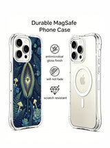 PhoneCasing iPhone 15 pro Case with mystic venus flytrap pattern, exclusive Elena Rostova collaboration built for daily device protection.