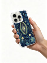 PhoneCasing iPhone 15 pro Case durable protective shell with nocturnal flytrap artwork, a mindful pick for modern elite career ladies.